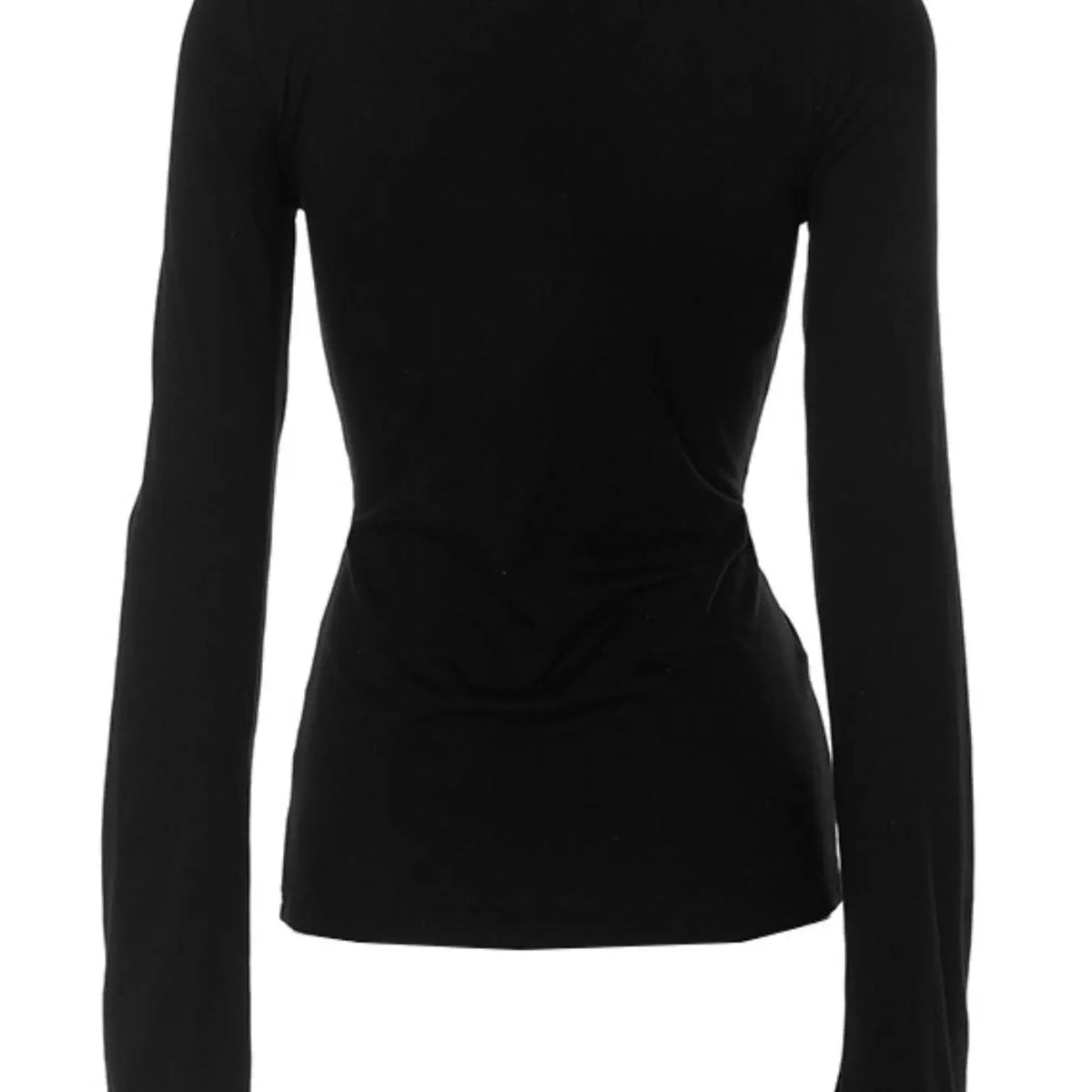 Women'S Solid Knot Front Split Hem Tee, Casual Chic Basic Feminine Long Sleeve Sweetheart Neck T-Shirt for Fall, Women'S Clothing for Daily Wear Top